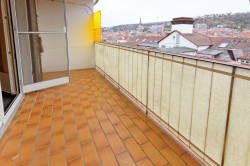 Stuttgart-Süd Reihenhaus Balkon Blick Halbhöhenlage